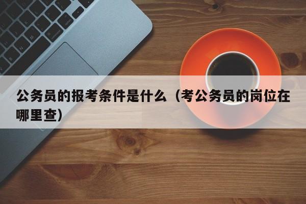 公务员的报考条件是什么（考公务员的岗位在哪里查）